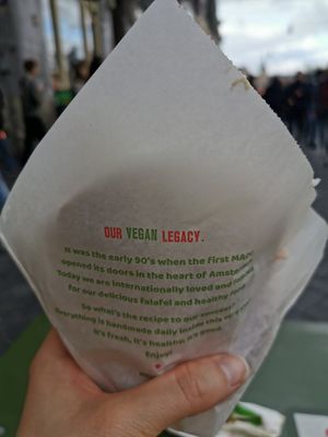  at Maoz - Damrak in Amsterdam