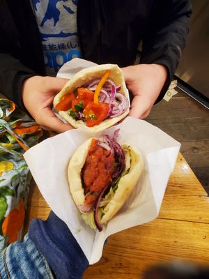  at Maoz - Damrak in Amsterdam