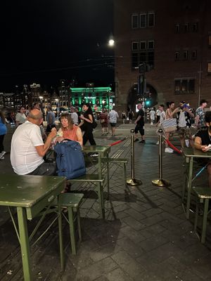   at Maoz - Damrak in Amsterdam