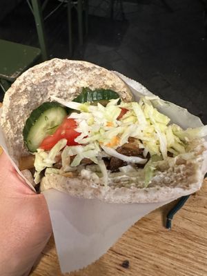   at Maoz - Damrak in Amsterdam