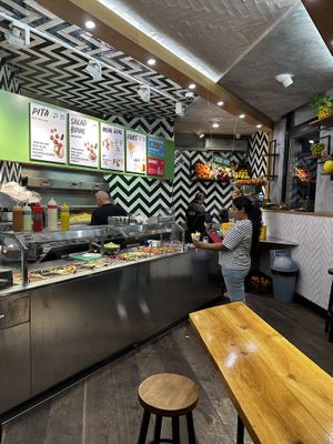   at Maoz - Damrak in Amsterdam