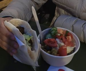  at Maoz - Damrak in Amsterdam