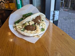  at Maoz - Damrak in Amsterdam