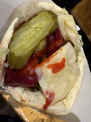 sandwich #Veganuary at Maoz - Damrak in Amsterdam