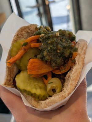  at Maoz - Damrak in Amsterdam