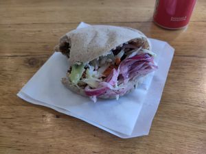  at Maoz - Damrak in Amsterdam