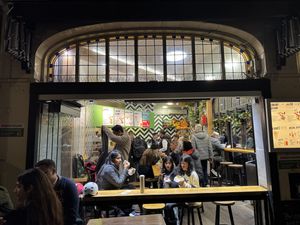 Outsidee  at Maoz - Damrak in Amsterdam