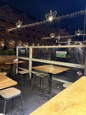   at Maoz - Damrak in Amsterdam