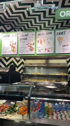   at Maoz - Damrak in Amsterdam