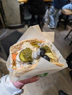  at Maoz - Damrak in Amsterdam