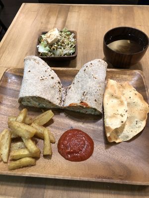   at Shama Vegetarian Indian Restaurant in Osaka