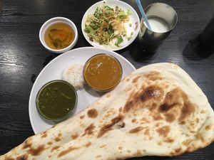 午間商業套餐 at Shama Vegetarian Indian Restaurant in Osaka
