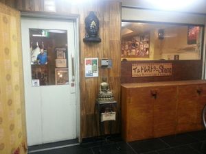 entrance at Shama Vegetarian Indian Restaurant in Osaka