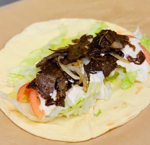 V-döner Kebab at Kayalz Kitchen- It's Vegan Habibi in Renown Park