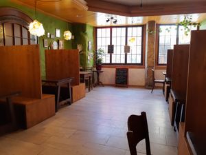 Interior at Crêperie Bach & Buck in Biel