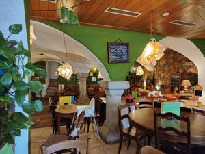 Interior mood at Crêperie Bach & Buck in Biel