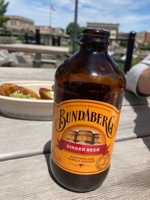 We always finish everything off with this ginger beer. Nothing better then a beautiful lunch on the water!!  at Guud & Evul in Tonawanda