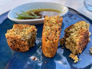 Gluten-free lentil bread.  at İncir Kayaköy - Maybe closed in Mugla