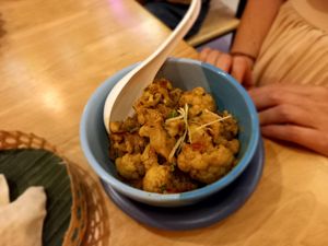 Aloo gobhi (minus aloo) #Veganuary at Chai "N" Thai in Chiang Mai