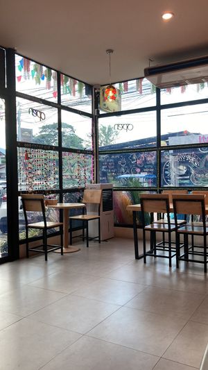 Nicely decorated and chilled funky vibe.  at Chai "N" Thai in Chiang Mai