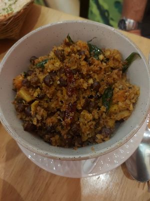 Black chickpeas and coconut at Chai "N" Thai in Chiang Mai