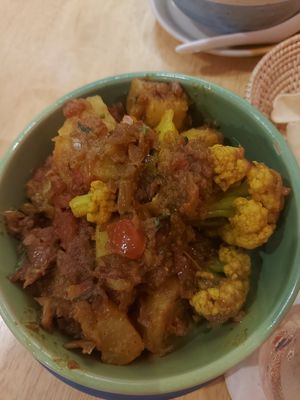 Aloo gobi at Chai "N" Thai in Chiang Mai