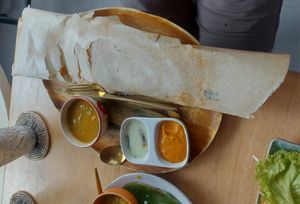Masala dosa at Chai "N" Thai in Chiang Mai