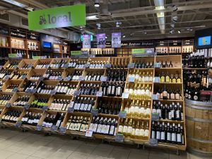 Wine  at MANOR in Lausanne