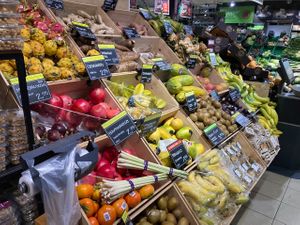 Produce  at MANOR in Lausanne