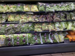 Packaged produce  at MANOR in Lausanne