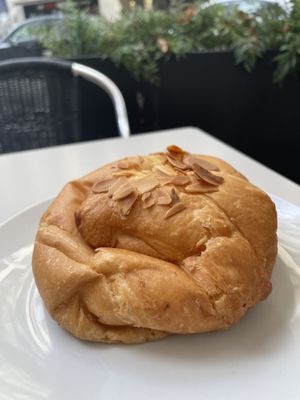 No-ham and vegan cheese  at CroisSants in Barcelona