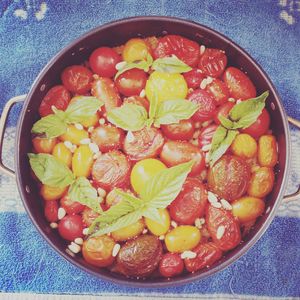 Summer tomato tart at Vegpod in Milwaukee