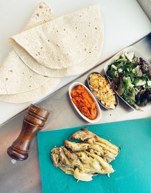 what we have in sisters' wrap at Sisters' Plant Based in Goreme