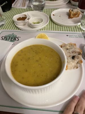 Lentil Soup (tasted really nice) at Sisters' Plant Based in Goreme