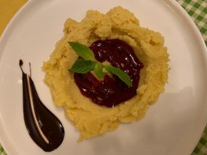 Chef’s helva at Sisters' Plant Based in Goreme