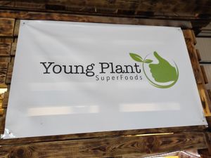 Logo at Young Plant - Food Stand in Cork
