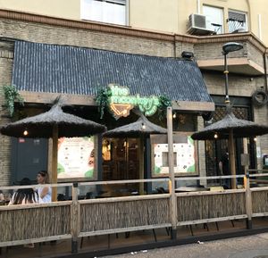 Outside  at The Moonkeys in Zaragoza