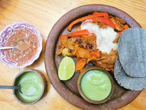 Tacos at Trigo Verde in Oaxaca