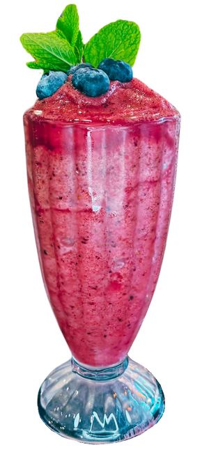 Fresh fruit smoothies at BobaCat Kitchen in Sunderland