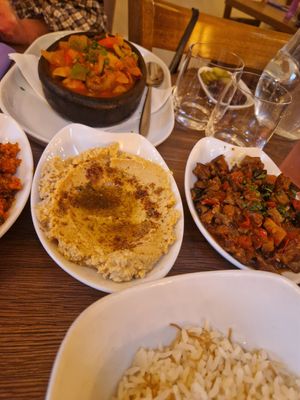 Mezze selection at Aspava in Cockermouth