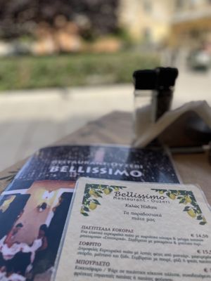   at Bellissimo in Corfu