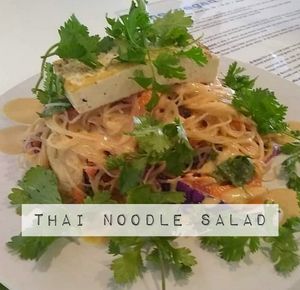 Thai Noodle Salad at The Vegan Spoon / Casa Vegana in Chapala
