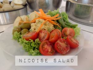 Nicoise Salad at The Vegan Spoon / Casa Vegana in Chapala