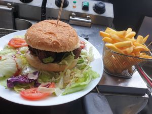 Burger falafels at Le Levantin in Clermont-ferrand