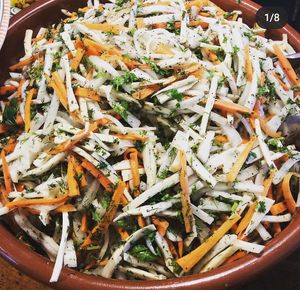 Pickled roots vegetables salad at The Cheese Shop in Tralee