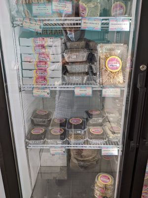 Frozen items at Strawberry Blonde Bakery in Kanata