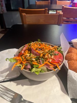 Delicious side saladd  at Fry Like An Eagle in Chicago