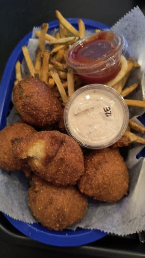 Hush Puppies and Fries at Fry Like An Eagle in Chicago