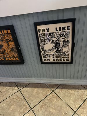 Poster  at Fry Like An Eagle in Chicago