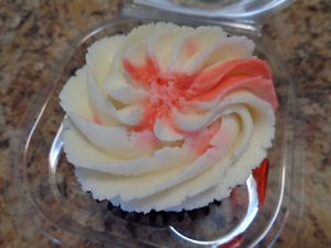 Chocolate Peppermint Cupcake. This just might be my all time favorite from this vendor. at Totally Sweet in Cleveland